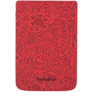 Poocketbook Funda Rojo Flores (HPUC-632-R-F)