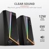 ALTAVOCES TRUST GAMING GTX 609 ZOXA RGB 2.0 SPEAKERSET - Imagen 3