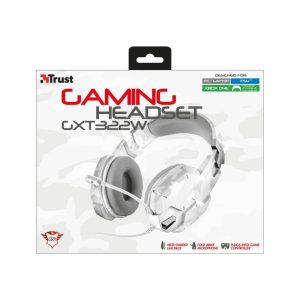 AURICULARES TRUST GXT322 CARUS GAMING HEADSET SNOW CAMO