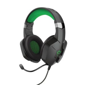 AURICULARES TRUST GXT323X CARUS GAMING HEADSET GREEN