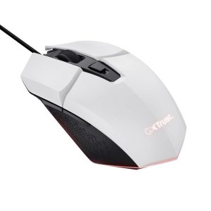 RATON TRUST GAMING GXT 109W FELOX RGB USB 6400DPI 6 BOTONES WHITE