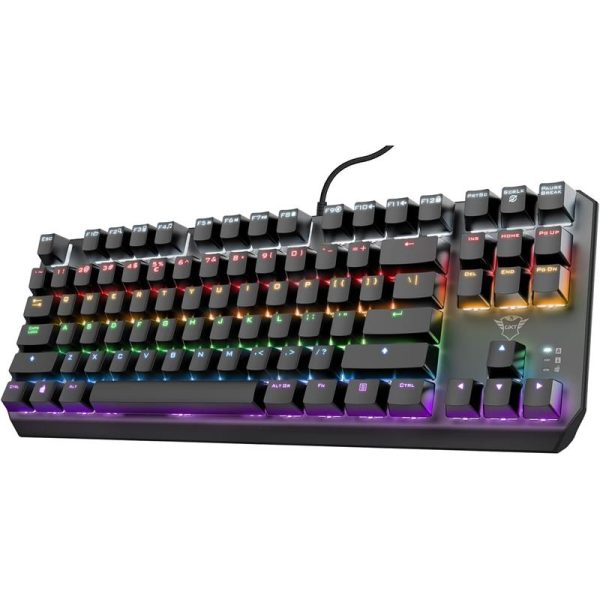 TECLADO TRUST GAMING GXT 834 CALLAZ MECANICO TKL USB RGB