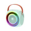 ALTAVOZ BLUETOOTH F42 + MICRÓFONO + EFECTOS LED AZUL XO - Imagen 2