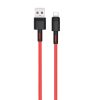 CABLE NBQ166 CARGA RAPIDA USB - TIPO C  5A  1 METRO  ROJO XO