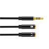 CABLE NBR197 MINI JACK A 2 MINI JACK HEMBRAS AUDIO + MICROFONO XO - Imagen 5