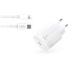 CARGADOR DE CORRIENTE L113 20W TIPO C + CABLE LIGHTNING XO BLANCO
