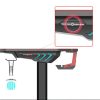 MESA GAMING PRO800 XL FIBRA CARBONO  LUZ RGB  ALFOMBRILLA 140CM MUVIP - Imagen 5