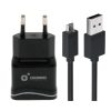 PACK CARGADOR CORRIENTE 2.1A + CABLE MICRO USB CROMAD - Imagen 2