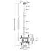 SOPORTE TECHO TV 32 - 70 CROMAD - Imagen 2
