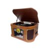 TOCADISCOS DE MADERA RETRO  CD  FM  BT  CASSETTE  PXRC52CDWD SUNSTECH