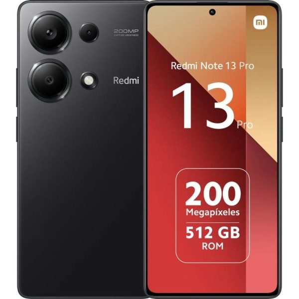 Xiaomi Redmi NOTE 13 Pro 6.67 FHD+ 12GB 512GB 4G Negro