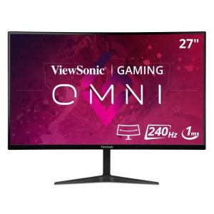 MONITOR GAMING VIEWSONIC 27 240MHZ CURVO MULTIM ERGONOMICO HDMI DP 3YR GAR