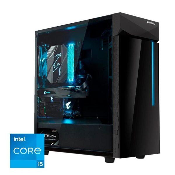 ORDENADOR GAMING GIGABYTE CRISTAL RGB I5 12400 16GB SSD1TB R.LIQ 850W