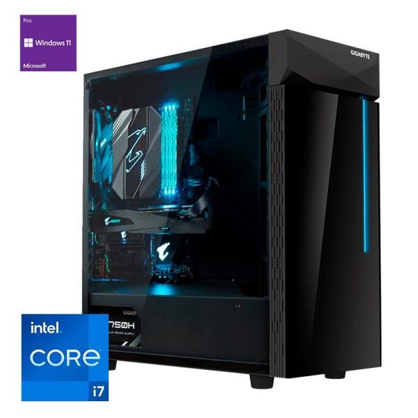 ORDENADOR GAMING GIGABYTE CRISTAL RGB I7 12700K 16GB SSD1TB R.LIQ 850W W11P