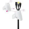 ORGANIZADOR DE CABLE NANOCABLE FLEXIBLE 25MM 1M WHITE - Imagen 2