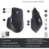 RATON LOGITECH MX MASTER 3S WIRELESS 8000DPI 7 BOTONES BLACK - Imagen 6