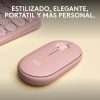 RATON LOGITECH PEBBLE 2 M350S WIRELESS ROSE - Imagen 2