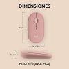 RATON LOGITECH PEBBLE 2 M350S WIRELESS ROSE - Imagen 7