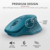 RATON TRUST OZAA ERGONOMICO RECARGABLE WIRELESS BLUE - Imagen 2