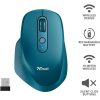 RATON TRUST OZAA ERGONOMICO RECARGABLE WIRELESS BLUE - Imagen 6