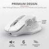 RATON TRUST OZAA ERGONOMICO RECARGABLE WIRELESS WHITE - Imagen 2