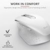 RATON TRUST OZAA ERGONOMICO RECARGABLE WIRELESS WHITE - Imagen 5