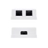 REGLETA DE PARED NANOCABLE 2XRJ45 CAT.6 UTP WHITE - Imagen 3