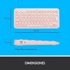 TECLADO LOGITECH K380 BLUETOOTH MULTI-DEVICE ROSE - Imagen 11