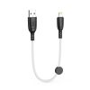 CABLE NB247 CARGA RAPIDA USB - LIGHTNING  6A  25CM CON CLIP  BLANCO XO