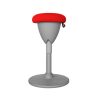 TABURETE MULTIUSOS BALANCIN DESIGN ROJO CROMAD