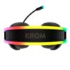 AURICULARES + MICROFONO GAMING KROM KLAIM RGB HEADSET BLACK - Imagen 4