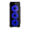 CAJA ORDENADOR GAMING NOX HUMMER TGX RAINBOW ATX RGB BLACK - Imagen 3