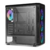 CAJA ORDENADOR GAMING NOX HUMMER TGX RAINBOW ATX RGB BLACK - Imagen 4