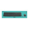 TECLADO + RATON LOGITECH MK235 WIRELESS BLACK - Imagen 2