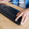 TECLADO + RATON TRUST TREZO WIRELESS BLACK ECO - Imagen 10