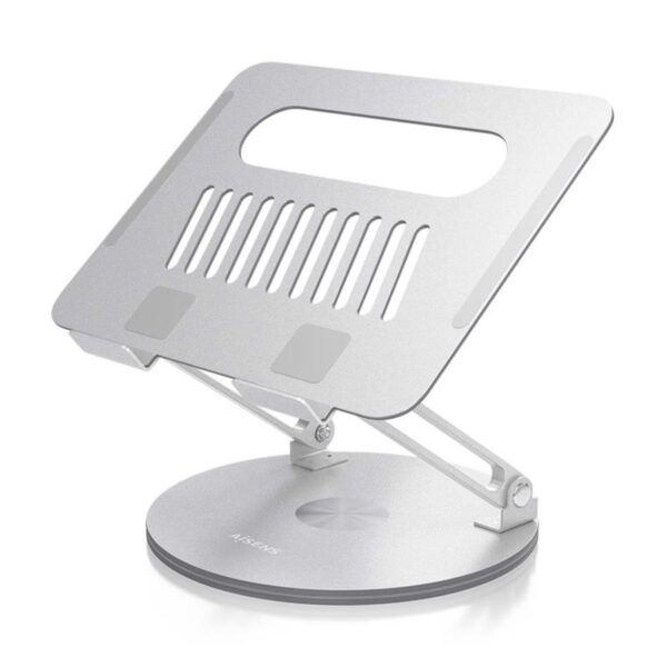 SOPORTE AISENS SOBREMESA TABLET NOTEBOOK ERGONOMICO 360º 10-17 SILVER