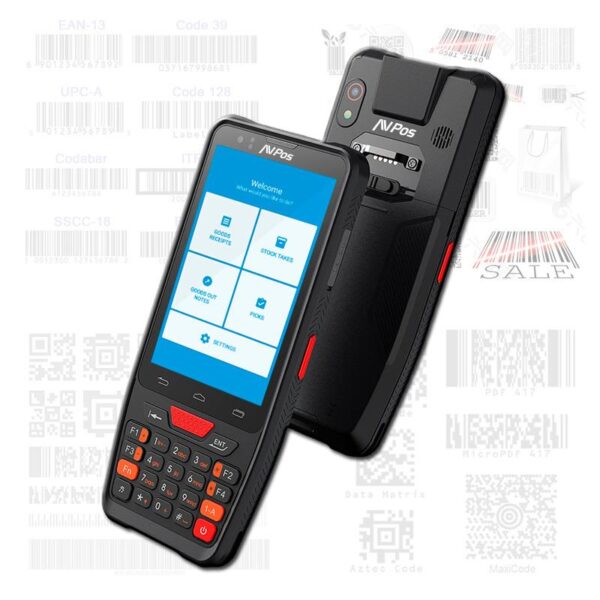 CAPTURADOR PDA AVPOS DC45 4 OCTA 4GB 64GB WIFI BT NFC 2D 4G KEYB ANDROID - Imagen 3