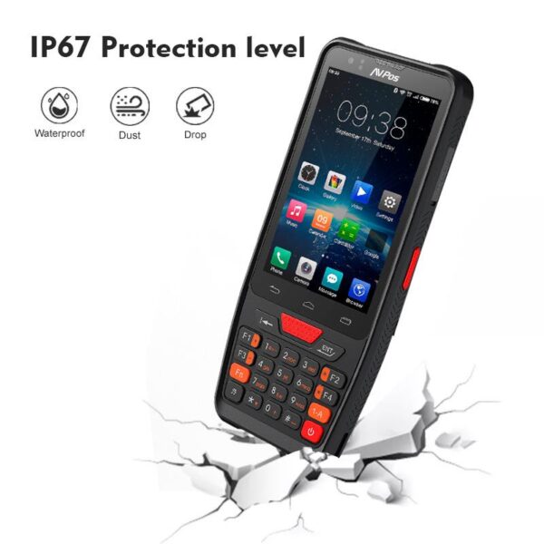 CAPTURADOR PDA AVPOS DC45 4 OCTA 4GB 64GB WIFI BT NFC 2D 4G KEYB ANDROID - Imagen 4