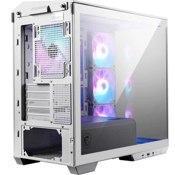 CAJA ORDENADOR GAMING MSI MAG PANO M100R PZ MATX RGB WHITE - Imagen 4