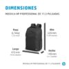 MOCHILA HP PROFESSIONAL BACKPACK 17.3 BLACK - Imagen 12