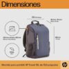 MOCHILA HP TRAVEL NOTEBOOK 15.6 BLUE - Imagen 2