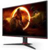 MONITOR GAMING AOC 27 144HZ 2K QHD HDMI DISPLAYPORT BLACK RED - Imagen 2