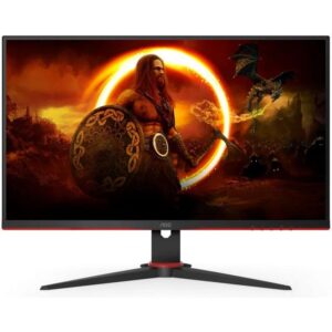 MONITOR GAMING AOC 27 144HZ 2K QHD HDMI DISPLAYPORT BLACK RED