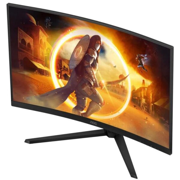 MONITOR GAMING AOC 32 CURVO 180HZ 2K QHD HDMI DISPLAYPORT BLACK - Imagen 3