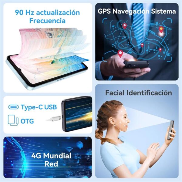 CUBOT NOTE 40 6.56 90HZ 6GB 256GB 4G 50MPX 5200MAH PURPLE - Imagen 8