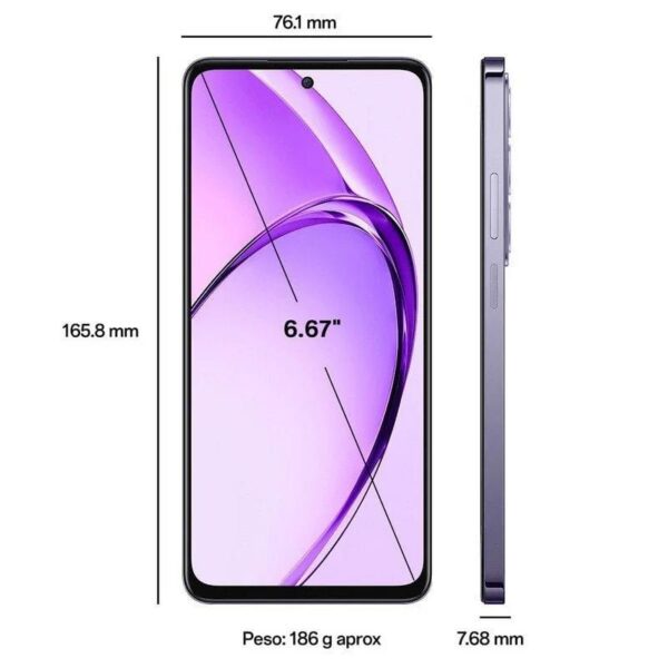 OPPO A80 6.67 HD+ 8GB 256GB 50MPX NFC 5G PURPLE - Imagen 3