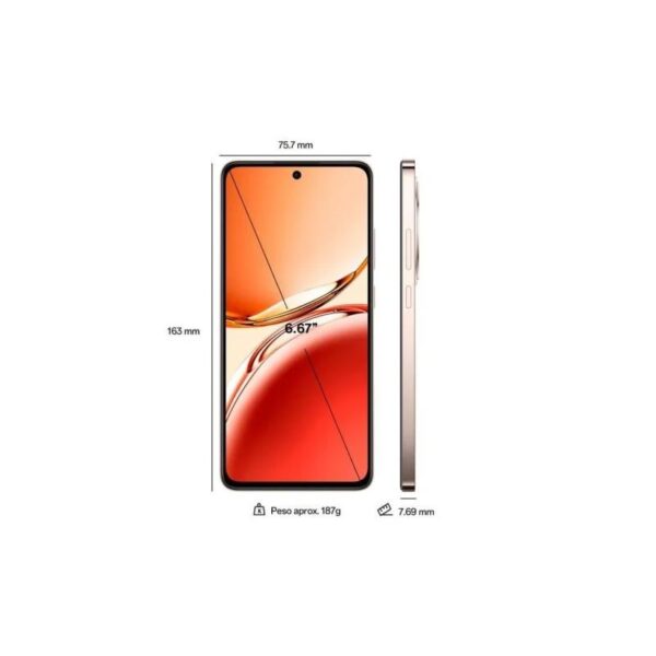 OPPO Reno 12FS 6.67 12GB 512GB 50MPX 5G ORANGE - Imagen 2