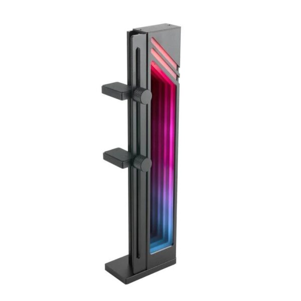 SOPORTE MARS GAMING PARA TARJETA DE VIDEO MAGNETICO RGB BLACK - Imagen 2