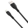 CABLE NB185 CARGA RAPIDA USB - LIGHTNING  6A  1 METRO  NEGRO XO