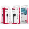 CABLE NB185 CARGA RAPIDA USB - LIGHTNING  6A  1 METRO  NEGRO XO - Imagen 3